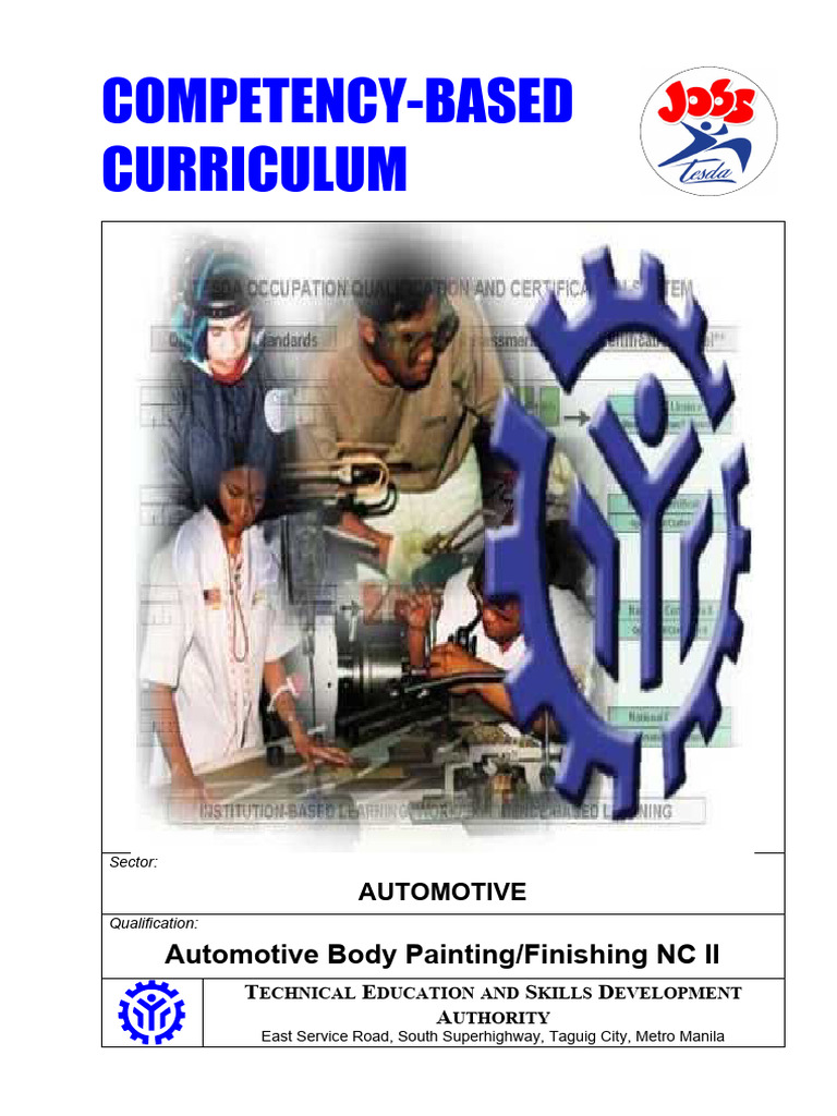 Automotive Body Painting NC II Course | PDF | Occupational Safety And ...