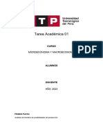 Ta 1 - Micro y Macro Economía