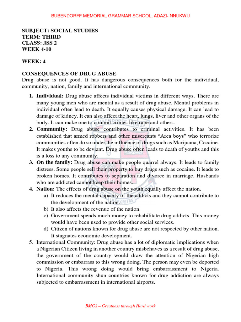 Jss 2 Social Studies Week 4 10 PDF Poverty Poverty & Homelessness