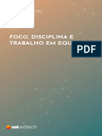 Ebook Foco Disciplina e Trabalho em Equipe