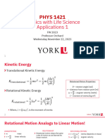 PHYS 1421-11 (Nov) - 22