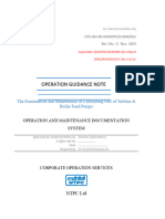 Draft OGN-OPS-CHEM-021 Rev. 0 On Examination and Maintenance of Lub Oils of Turbine and Boiler Feed Pump