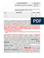 F-Gdet-Emp-08 Acta de Entrega de Equipos o Insumos