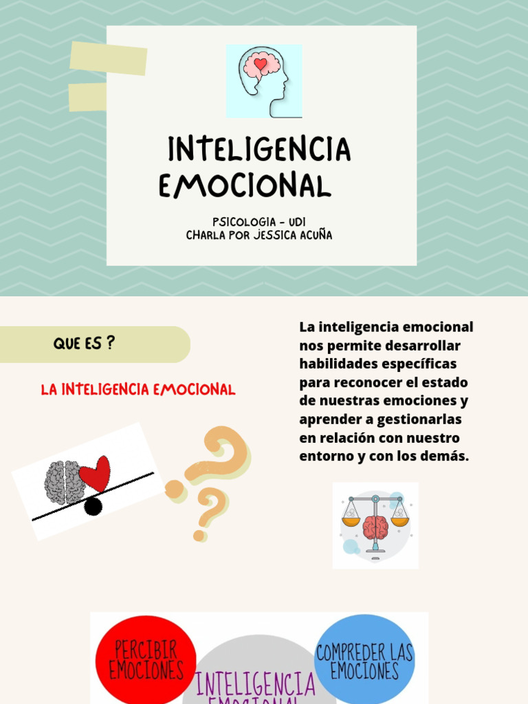 Inteligencia Emocional: Claves y Beneficios | PDF | Las emociones ...