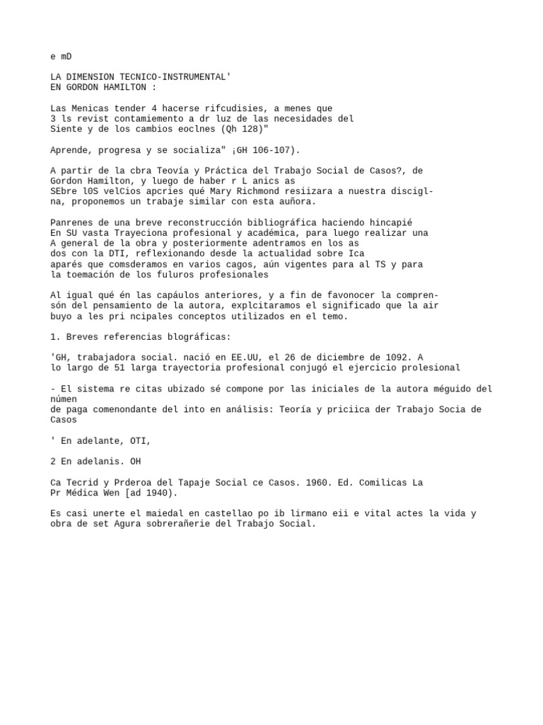 Dimensión Técnico-Instrumental en Trabajo Social | PDF | Trabajo Social ...