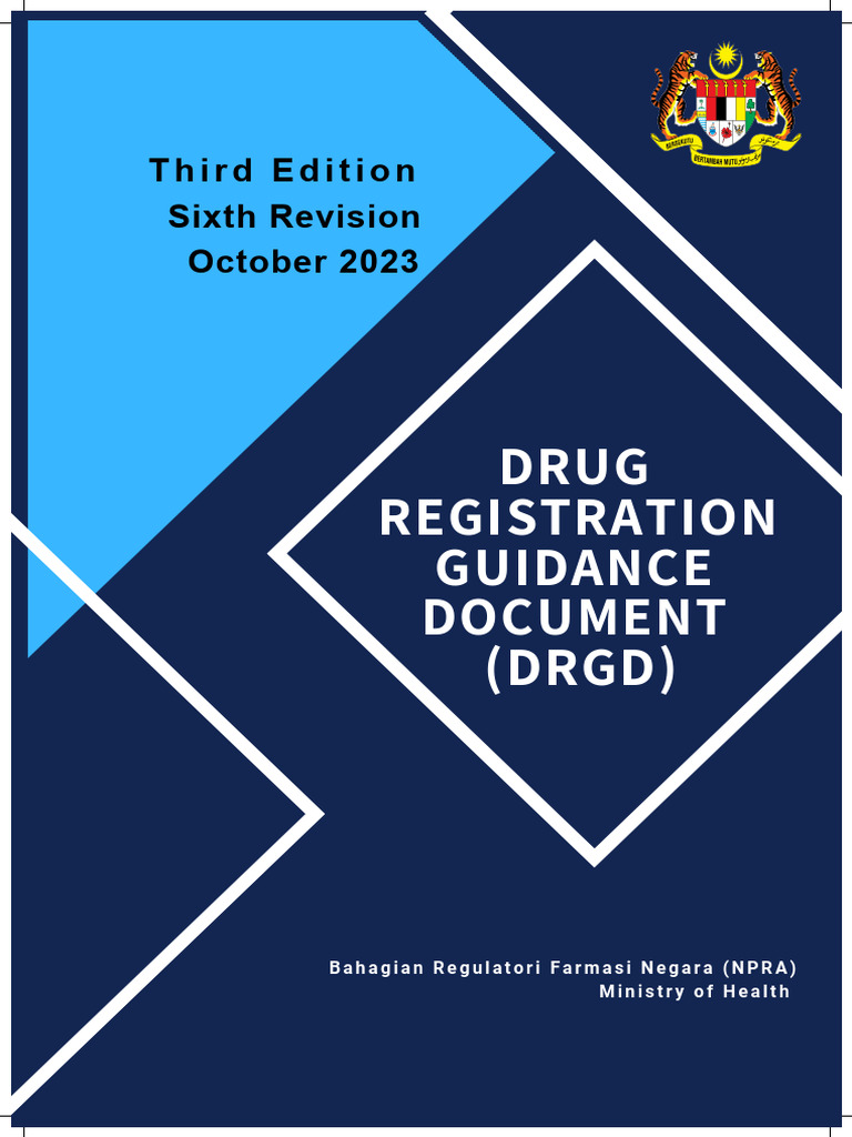 Complete Drug Registration Guidance Document DRGD 3rd Edition 6th ...