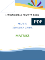 LKPD PBL Operasi Matirks