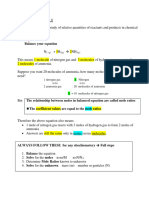 Stoichioemetry