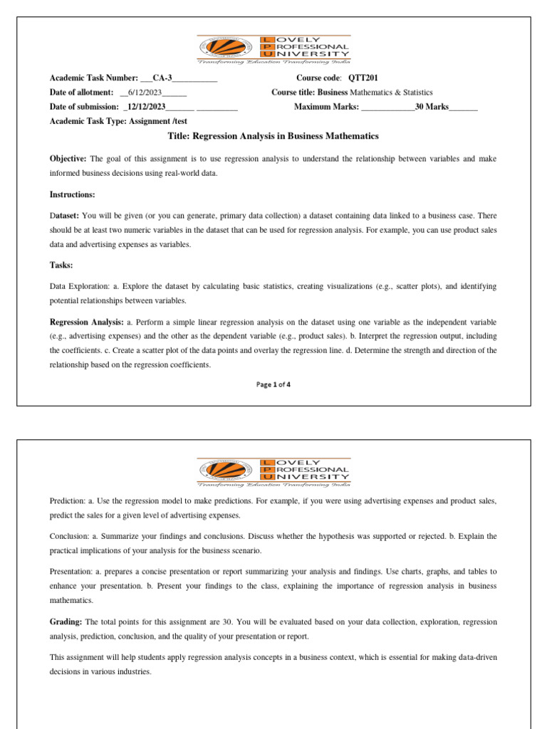 Python CodeTantra Unit-5 & Unit-6 | PDF | Regression Analysis ...