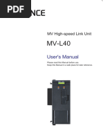 User's Manua L: MV High-Speed Link Unit