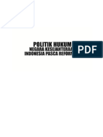 Politik Hukum Negara Kesejahteraan Indonesia Pasca Rerformasi - Dr. AGUS RIWANTO, S.H., S.ag., M.ag