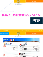 Cours Grade 1 Unité 2