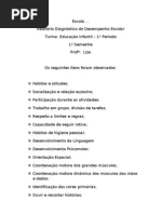 RELATORIO INDIVIDUAL DO DESEMPENHO_PROFESSORA LIZA_ 1º BIMESTRE ED INFANTIL