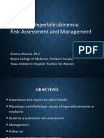 Neonatal Hyperbilirubinemia - Risk Assessment and Management