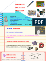 Presentasi Kelompok 4 Karakteristik Pembelajaran Matematika