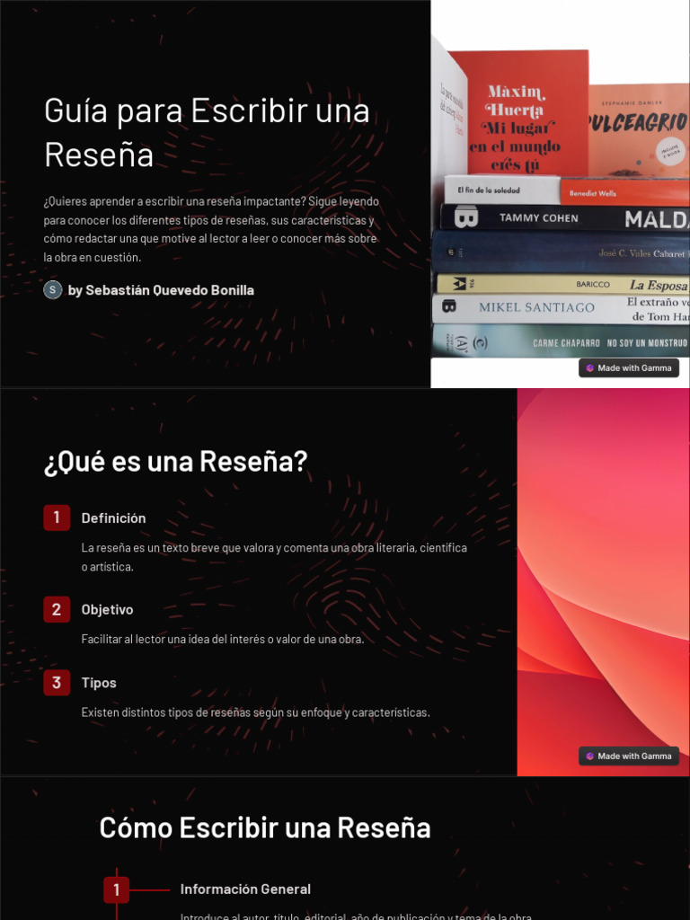 Explicacion de La Reseña | PDF