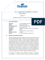 Plan - Módulo Comercio Exterio y Gestión Aduanera