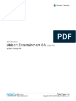 CORRECTED TRANSCRIPT - Ubisoft Entertainment SA (UBI-FR), Q2 2024 Earnings Call, 26-October-2023 12 - 15 PM ET