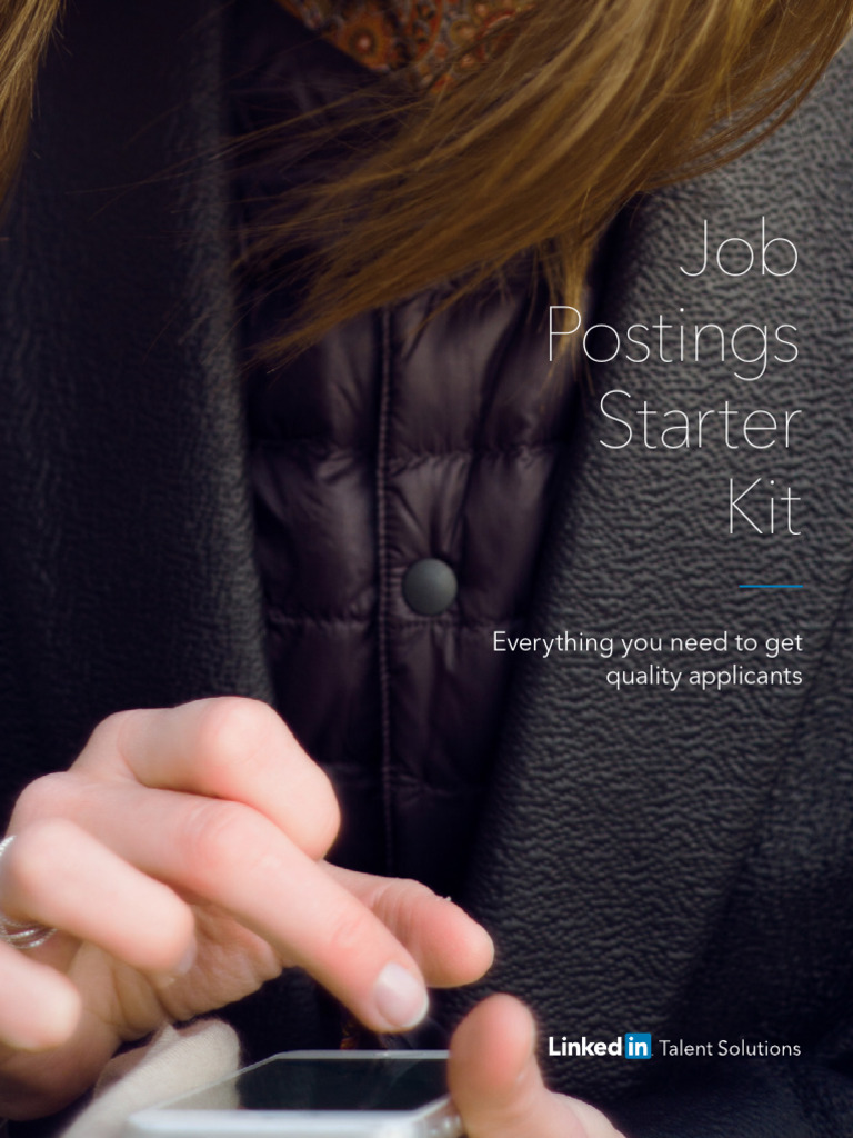 Job Posting Starter Kit Essentials | PDF | Résumé | Linked In
