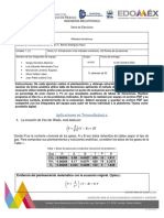 Serie de Ejercicios U1-2 MN 2023, Mecatrónica