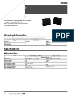 Ordering Information: Miniature Power Relay