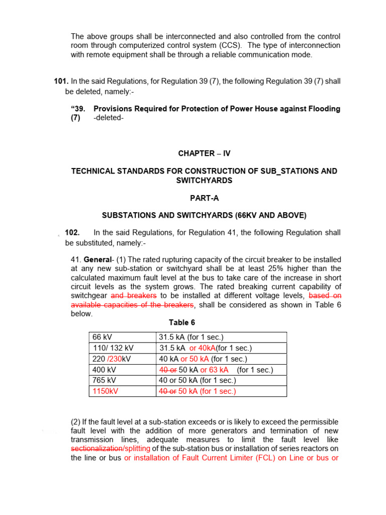 CEA Guidelines for Substation Design | PDF | Electrical Substation ...