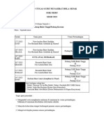 Jadual Tugas Guru Bola MSSD SMK Meru 2023