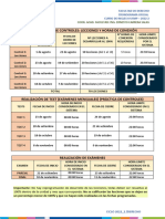 Cronograma de Actividades Ingles 2