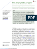 Mango Phenology and Fruit Fly Population Dynamics