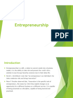 Entrepreneurship