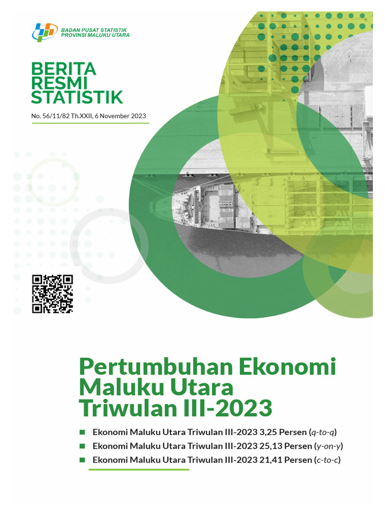 Brs November 2023 Pertumbuhan Ekonomi Maluku Utara Q3 2023 Pdf