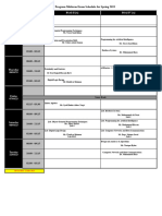 BSAI Program Midterm Exams Schedule For Spring 2023