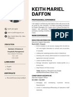 Keith Mariel Daffon - Resume