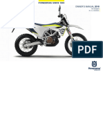 701 Enduro 2018 Owner's Manual