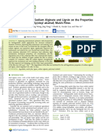 Su Et Al 2022 Synergistic Effect of Sodium Alginate and Lignin On The Properties