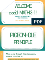 Pigeonhole Principle