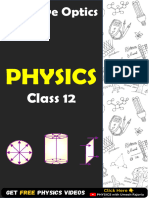 Wave Optics Notes-12th Physics