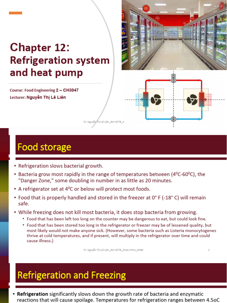 Chapter10Refrigeration System Heat Pump PDF Refrigerator