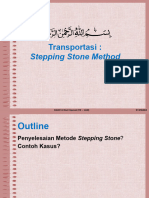 Pertemuan 5 - Transportasi-Stepping Stone Method