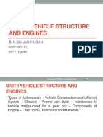 Unit I - Vechicle Structure and Engines