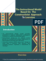 The Instructional Model Based On The Constructivist Approach