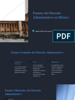 Fuentes Del Derecho Administrativo en Mexico