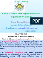 Industrial Chemistry I