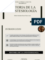 Tema 01 - Historia Anestesiologia
