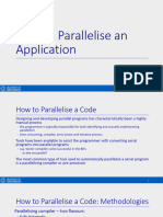 How To Parallelise An Application