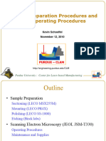 Sample Prep and SEM Procedures
