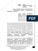 Solicito Devolución de Telefono Celular Incautado. Alicia Maria Hinostroza Agreda