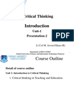 Critical Thinking