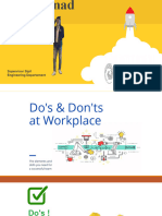 Do's & Don'Ts at Workplace M. Fahrurozi