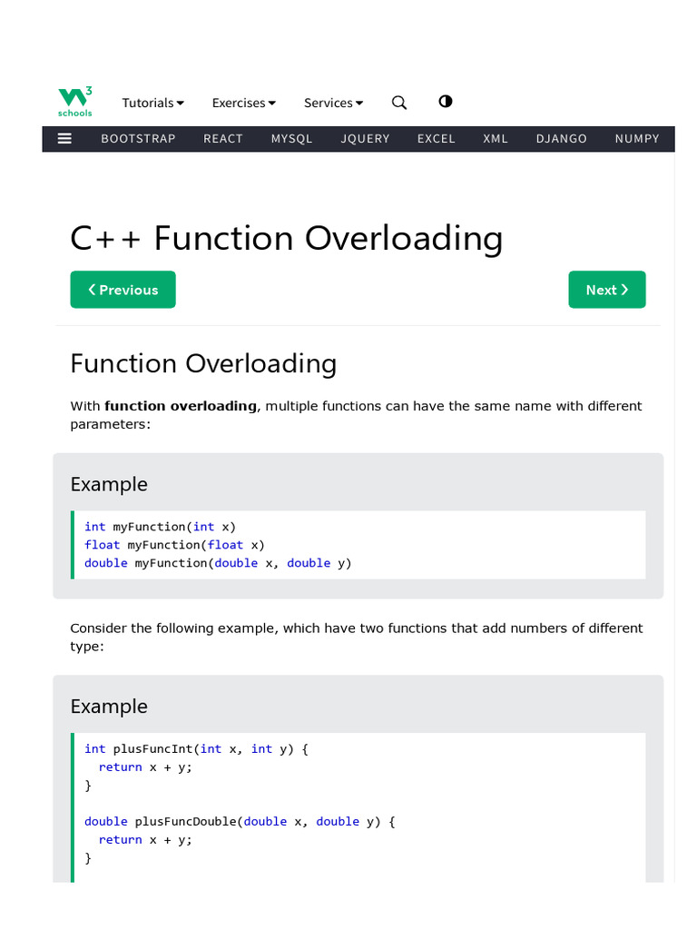 W3schools Cpp Programming W3schools Cpp Programming